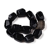 Natural Black Agate(Dyed & Heated) Beads Strands G-N342-148C-3