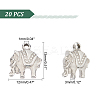 20Pcs 304 Stainless Steel Charms STAS-UN0035-08-5