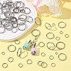 700Pcs 7 Styles 201& 304 Stainless Steel Split Rings STAS-CJ0002-17-6