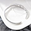 304 Stainless Steel Hinged Bangles for Women BJEW-A011-17P-3