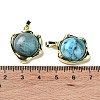 Natural Apatite Pendants G-G069-01G-07-3