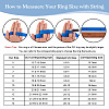  12Pcs 6 Styles 201 Stainless Steel Grooved Finger Ring Settings RJEW-TA0001-04EB-16