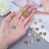 20Pcs 2 Colors 304 Stainless Steel Pendants STAS-CJ0001-154-5