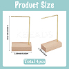 Wood with Iron Earring Displays ODIS-WH20011-002G-2