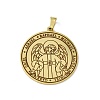 304 Stainless Steel Pendants STAS-C063-06G-03-1