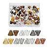 70Pcs 7 Colors Tibetan Style Bead Caps TIBE-PH0002-32-7