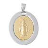 304 Stainless Steel Pendants STAS-S162-03GP-1