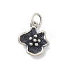 925 Sterling Silver Flower Charms with Jump Rings and 925 Stamp LS-STER-M021-02AS-03-1