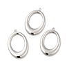 Non-Tarnish 304 Stainless Steel Pendants STAS-E176-22P-2
