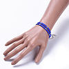 Faux Suede Cord Wrap Bracelets BJEW-JB04413-05-4