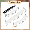 2Pcs ABS Plastic Letter Opener Knife and 2Pcs 2 Colors Glass Copper Foil Packaging Tool Sets TOOL-OC0002-16-2