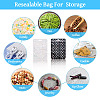 20Pcs 2 Colors Rectangle Laser Star Plastic Yin-yang Zip Top Gift Bags OPP-TA0001-13-8