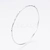 Tarnish Resistant 304L Stainless Steel Buddhist Bangles BJEW-G568-15P-1