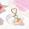Acrylic Strawberry Pendant Decoration HJEW-SW00120-04-5