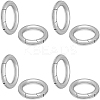 Ring Smooth 304 Stainless Steel Spring Gate Rings STAS-UN0007-25P-1