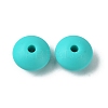 Rondelle Food Grade Eco-Friendly Silicone Focal Beads SIL-F003-07E-3