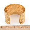 Braided 304 Stainless Steel Cuff Bangles for Women BJEW-P362-04G-3
