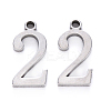 Tarnish Resistant 201 Stainless Steel Charms STAS-R108-02-1