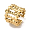 304 Stainless Steel Open Cuff Rings RJEW-Z018-06G-1