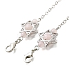 Round Natural Rose Quartz Dowsing Pendulums G-M447-07P-10-3
