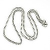 Tarnish Resistant Trendy Unisex 201 Stainless Steel Box Chain Necklaces NJEW-L043C-48P-1