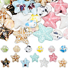 48Pcs 12 Styles Handmade Porcelain Beads PORC-PA0001-07-1