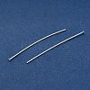 Brass Flat Head Pins KK-H502-01G-S-2
