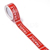 Self-Adhesive Paper Warning Tag Stickers X-DIY-K039-04D-2