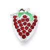 Alloy Rhinestone and Enamel Pendants PALLOY-T092-42P-02-1