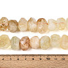 Natural Citrine(Heated) Beads Strands G-N347-18A-03-5