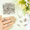 65Pcs 13 Styles Tibetan Style Alloy Pendants TIBE-SC0002-48-3