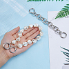 Plastic Pearl Alloy Phone Hand Strap Chains FIND-WH0260-55P-3