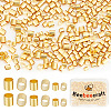 600Pcs 3 Styles Brass Spacer Beads KK-BBC0011-70G-1