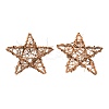 Star Shape Rattan Vine Wreath Garland Decoration DIY-B022-03C-1