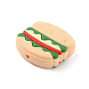 Hamburger Food Grade Eco-Friendly Silicone Beads SIL-WH0012-034B-2