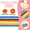8 Strands 8 Colors Transparent Glass Beads Strands GLAA-TA0002-20-4