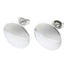 Tarnish Resistant 201 Stainless Steel Stud Earrings EJEW-K270-06B-P-1