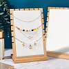 2 Bags Bamboo Wood Multiple Necklace Display Stands NDIS-PH0001-10A-4