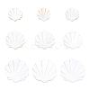 BENECREAT 30Pcs 3 Sizes Natural Freshwater Shell Beads SHEL-BC0001-008-1