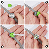 2 Bags 2 Styles Stainless Steel Watchband Chain Bracelets BJEW-FH0001-12-3