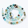 Natural Agate Beads Strands G-E469-12P-2