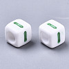 Opaque White Acrylic Beads SACR-R252-02I-2