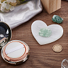 Heart Natural Selenite Decorative Bowls AJEW-WH0460-043B-4
