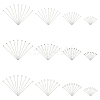 12 Styles 304 Stainless Steel Flat Head Pins & Eye Pin & Ball Head Pins STAS-YW0003-26-1