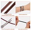 25M 5 Colors Flat Imitation Leather Cord OCOR-TA0001-46-3
