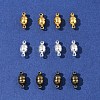 12 Sets 3 Colors Brass Magnetic Clasps KK-FS0001-55B-7