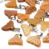 Natural Topaz Jade Pendants G-Z067-01P-05-1