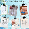 150Pcs 202 Stainless Steel Ball Stud Earring Findings STAS-SP0001-52C-P-6