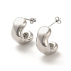 Rack Plating Brass Stud Earrings EJEW-M240-08P-1