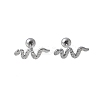 304 Stainless Steel Stud Earrings for Women EJEW-E603-02P-1